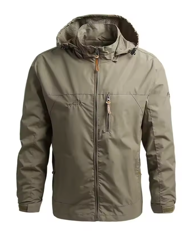 Giacca Impermeabile Outdoor con Cappuccio